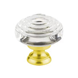 Emtek Deco 1 1/4 Inch Crystal Knob - 86563