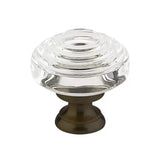 Emtek Deco 1 5/8 Inch Crystal Knob - 86564