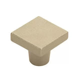 Emtek Sandcast Bronze 1 5/8 inch Rustic Modern Square Knob - 86663