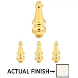 Steeple Tip Sets for Emtek Solid Brass 4 1/2 Inch Door Hinges - 97315