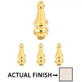 Steeple Tip Sets for Emtek Solid Brass 4 1/2 Inch Door Hinges - 97315