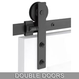Emtek Classic Top Mount Barn Door Kit