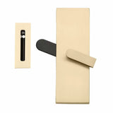 Emtek 222201 Modern Rectangular Barn Door Privacy Locks