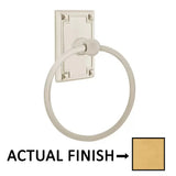 Emtek 2601 Brass Towel Ring