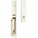 Emtek 4209 Hercules Knurled Full Length Dummy Set Entrance Handleset - Brass Tubular