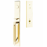 Emtek 4209 Hercules Knurled Full Length Dummy Set Entrance Handleset - Brass Tubular