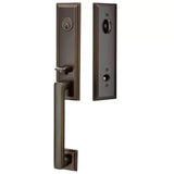 Emtek 4211 Wilshire Single Cylinder Entrance Handleset - Brass Tubular