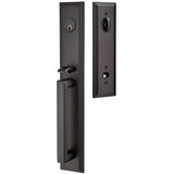 Emtek 4212 Melrose Single Cylinder Entrance Handleset - Brass Tubular