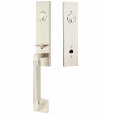 Emtek 4228 Hercules Knurled Monolithic Double Cylinder Entrance Handleset - Brass Tubular