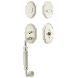 Emtek 4300 Knoxville Dummy Entrance Handleset - Brass Tubular