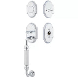 Emtek 4300 Knoxville Dummy Entrance Handleset - Brass Tubular