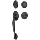EMTEK SARATOGA DUMMY SATIN NICKEL HANDLESET