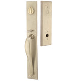 Emtek Sandcast Rectangular Full Length Handleset