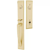 Emtek 4826 Orion Double Cylinder Entrance Handleset - Brass Tubular