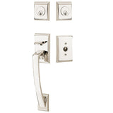 Emtek 4827 Ares Double Cylinder Entrance Handleset - Brass Tubular