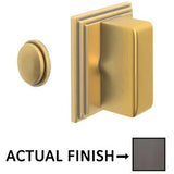 Emtek 8381 Wilshire Thumbturn Privacy Bolt - Single Rosette - Use with Brass Passage Set