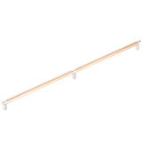 Emtek 84072 Appliance Pull With C-to-C 24” Overall 25” Width 7/8” Projection 2 1/8” And RECTANGULAR Stem