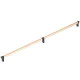 Emtek 84072 Appliance Pull With C-to-C 24” Overall 25” Width 7/8” Projection 2 1/8” And RECTANGULAR Stem