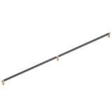 Emtek 84073 Appliance Pull With C-to-C 36” Overall 37” Width 7/8” Projection 2 1/8” And RECTANGULAR Stem