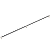 Emtek 84073 Appliance Pull With C-to-C 36” Overall 37” Width 7/8” Projection 2 1/8” And RECTANGULAR Stem
