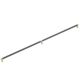 Emtek 84073 Appliance Pull With C-to-C 36” Overall 37” Width 7/8” Projection 2 1/8” And RECTANGULAR Stem