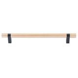 Emtek 84170 Select Bar Appliance Pull With C-to-C 12” Overall 15 1/8” Width 7/8” Projection 2 1/8” And RECTANGULAR Bar Stem