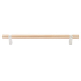 Emtek 84170 Select Bar Appliance Pull With C-to-C 12” Overall 15 1/8” Width 7/8” Projection 2 1/8” And RECTANGULAR Bar Stem