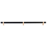 Emtek 84172 Select Bar Appliance Pull With C-to-C 24” Overall 27 1/8” Width 7/8” Projection 2 1/8” And RECTANGULAR Bar Stem