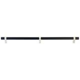 Emtek 84172 Select Bar Appliance Pull With C-to-C 24” Overall 27 1/8” Width 7/8” Projection 2 1/8” And RECTANGULAR Bar Stem