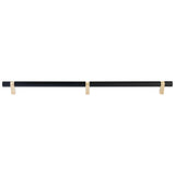 Emtek 84172 Select Bar Appliance Pull With C-to-C 24” Overall 27 1/8” Width 7/8” Projection 2 1/8” And RECTANGULAR Bar Stem