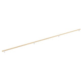 Emtek Select Bar Appliance Pull With C-to-C 54” Overall 57 1/8” Width 7/8” Projection 2 1/8” And RECTANGULAR Bar Stem