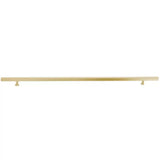 Emtek 86192 Modern Steel Round Long Door Pull With 36" Door Pull With Square Shape