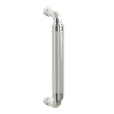 Emtek 8" Centers Concealed Mount Door Pull with R-Bar Stem and Knurled Bar