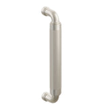 Emtek 8" Centers Door Pull with R-Bar Stem and Knurled Bar