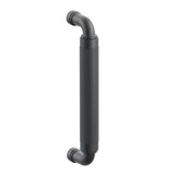 Emtek 8" Centers Concealed Mount Door Pull with R-Bar Stem and Knurled Bar