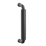 Emtek 8" Centers Door Pull with R-Bar Stem and Smooth Bar