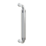 Emtek 8" Centers Concealed Mount Door Pull with R-Bar Stem and Knurled Bar