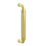 Emtek 8" Centers Door Pull with R-Bar Stem and Knurled Bar