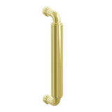 Emtek 8" Centers Door Pull with R-Bar Stem and Smooth Bar