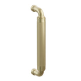 Emtek 8" Centers Concealed Mount Door Pull with R-Bar Stem and Knurled Bar