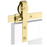 EMTEK B1102 Sliding Barn Door Hardware Kit, Choose Finish & Track