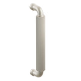 Emtek 8" Centers Concealed Mount Door Pull with R-Bar Stem and Straight Knurled Bar