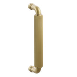Emtek 8" Centers Concealed Mount Door Pull with R-Bar Stem and Straight Knurled Bar