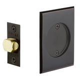 Emtek 2014 Rectangular Pocket Door Tubular Lock (2-1/2" x 3-1/2") - Passage