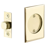 Emtek 2014 Rectangular Pocket Door Tubular Lock (2-1/2" x 3-1/2") - Passage