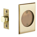 Emtek 2014 Rectangular Pocket Door Tubular Lock (2-1/2" x 3-1/2") - Passage