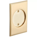 Emtek 2016 Rectangular Pocket Door Tubular Lock (2-1/2" x 3-1/2") - Dummy