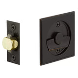 Emtek 2135 Square Pocket Door Tubular Lock (2-1/2" x 2-1/2") - Privacy