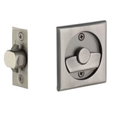 Emtek 2135 Square Pocket Door Tubular Lock (2-1/2" x 2-1/2") - Privacy