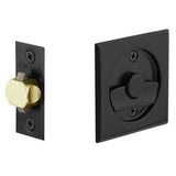 Emtek 2135 Square Pocket Door Tubular Lock (2-1/2" x 2-1/2") - Privacy